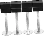 iplusmile 4pcs Heavy Duty Aluminum Alloy Tool Box Clamps J Type Hook Mounting Kit for Pickup Truck Secure Lightweight Space Saving Toolbox Accessories