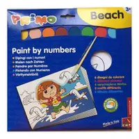 在飛比找蝦皮商城優惠-義大利 PRiMO 兒童水彩顏料數字畫本-沙灘