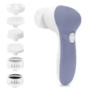 Facial Cleansing Brush Face Scrubber: Electric Face Spin Cleanser Brushes wit...