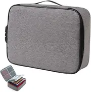 [FRCOLOR] Id Storage Bag Large Capacity Lock Document Organizer Expandable Storage Boxes Office File Box Document Bag