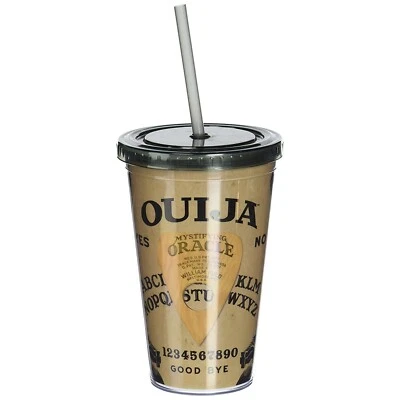 ICUP Hasbro Ouija Board Wood Glider Tumbler Cup with Straw - SOLD OUT ONLINE