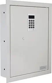 Protex Safe Electronic Keypad Wall Safe (PWS-1814E), Burglary Resistant Wall Safe, Digital Electronic Locking System, Velvet Interior, Automatic Door Opening, 2 Removable Shelves