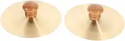 JOINPAYA Ethnic Percussion Hand Cymbals 1 Pair Mini Copper Cymbals Perfect for Boys and Girls Dance Party Holiday Performances