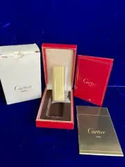 New Oval Gold Vintage Rare Cartier Lighter New Old Stock Sealed Condition Box