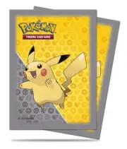 (65)Ultra Pro POKEMON Trading Card Pikachu Sleeves STANDARD SIZED DECK