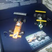SCALEXTRIC C3589A 1/32 Scale LEGENDS MCLAREN M7C VS BRABHAM BT26A Twin Pack -...