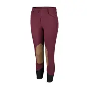 R.J. Classics Gulf Natural Rise Front Zip Breeches - Deep Currant