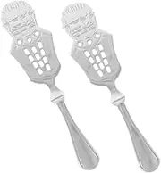PAMINGONO Elegant Absinthe Sugar Cube Spoon Stainless Steel Ice Spoon Fine Mesh Strainer