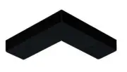 Juno TL24BL Trac 12 Right Angle Joiner BLACK NEW