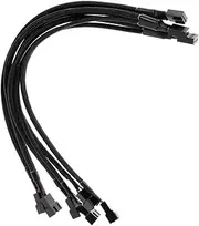 LABRIMP 3pcs Pin Cable Splitter for CPU Power Adapter Durable Pin Supply Splitter for Computer Main Board Easy Installation Reliable Performance