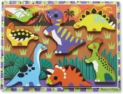 Melissa & Doug - Dinosaurs Chunky Puzzle 7pc