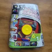 TV Board Games Plug N Play Simon Battleship Mouse Trap 6 In 1 NEW SEALED