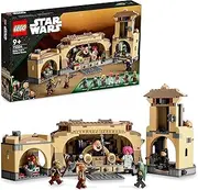 LEGO® Star Wars™ Boba Fett’s Throne Room 75326 Building Kit for Kids Aged 9 and Up, Featuring a Buildable Palace Model and 7 Star Wars: The Book of Boba Fett Characters