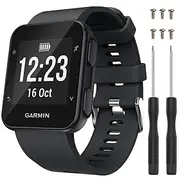 Watch Band for Garmin Forerunner 35/30, Approach S10 Silicone Replacement Strap Breathable Sport Band Wristband