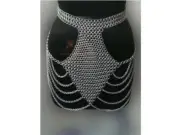 Aluminum Chainmail Skirt, Belly Dance Skirt, Mothers Day Gifts