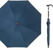 Portable Golf Umbrella Lightweight Stick Umbrella Adjustable Height Walking Cane Umbrella for Seniors or Anyone Who Needs a Helping Hand Business