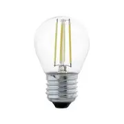 Eglo Lighting 4W LED E27 Clear Fancy Round Globe - 2700K