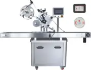 110V Automatic Cream Bottle Box Lid Cover Flat Surface Labeling Machine