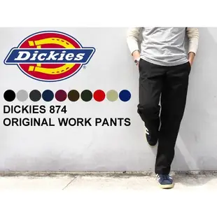【CORNER】美國品牌Dickies WP874  Original Work Pant 中腰經典硬挺斜紋布料 直筒