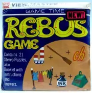 View Master G002, Rebus Game, Game Time, 3 Reel Set NEW & SEALED