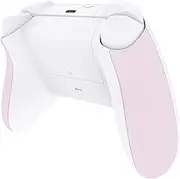 eXtremeRate DIY Controller Grip for Xbox Series X & S, Cherry Blossoms Pink Replacement Left Right Side Rails, Replacement Rear Shell for Xbox Core Wireless Controller [Controller Excluded]