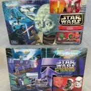star wars micro machines death star dagobah heads yoda stormtrooper