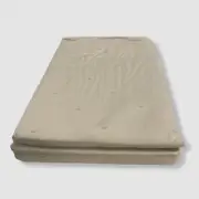 $37 Charisma Beige Two Pillowcases Standard Queen 2pc Set