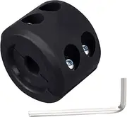 COOLHIYA ATV Winch Threader Winch Hook Stopper ATV Cable Hook Stop Protects Gears Rubber Material