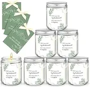 Conelist 6 Pack Bridesmaid Proposal Gifts Sets 6 Soy Wax Scented Candles with 6 Bridesmaid Card and 6 Bowknot Bridal Proposal Invited Favor for Bridal Shower Wedding Party Favors