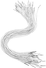 LIFKOME Adjustable Length Elastic Cord Strings with Metal Ends for Craft Use Party Favor Strings