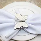 4pcs Napkin Clip Fine Workmanship Table Decoration Home Dinner Napkin Holder
