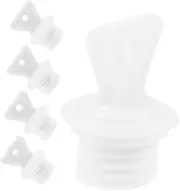 SECFOU 5 Pcs Hot Water Bottles Plugs Leakproof Plastic Stoppers Seal Reusable Caps for Water Sack Easy to Install and Remove