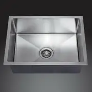 500*450*220 Handmade Stainless Steel Under/Topmount Kitchen Laundry Single Sink [44HF5045]