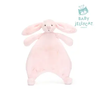 Jellycat寶貝粉兔安撫甜睡巾
