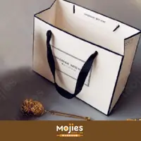 在飛比找蝦皮購物優惠-【摩吉斯烘焙樂園】【V416】烘焙禮盒提袋 通用禮盒提袋 白