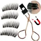 Magnetic False Eyelashes Natural Eye Lashes Extension Tweezer Makeup Tools