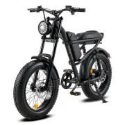 [EU Direct] IM-J1 Electric Bike 48V 15AH Battery 500W Motor 20*4.0inch Fat Tires 80-120KM Mileage 150KG Payload Electric