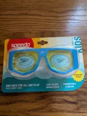 Speedo Kids Ages 3-6 Sunny Vibes Swim Goggles W/Adjustable Strap New In Box