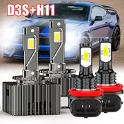 For Lincoln Navigator 2007-2017 4X LED Headlight Hi/Lo Beam Fog Light Bulbs (for: Lincoln)