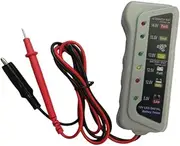 YOSADIER 12V Practical Digital Battery Tester Analyzer Quick Battery Monitor for Cars Trucks Rvs Durable Easy to Use Design with Over Voltage Protection Essential Tool for Battery