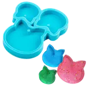 Urban Crafter Assorted Pet Tags Mould-Cat Head