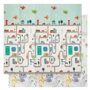 Bopeep Kids Play Mat Baby Crawling Pad Floor Foldable XPE Foam Non-slip Car