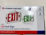 Emergency Exit Light. Lithonia Lighting ,EXRG LED M6.