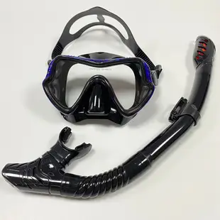 遊泳浮潛面罩 潛水面罩 潛水眼鏡 潛水鏡呼吸管套裝  男女新款 成人 大框 矽膠 面鏡   游泳 涉水運動