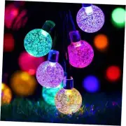 Solar String Lights Outdoor 50Led 24Feet Solar Lights Outdoor Waterproof