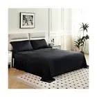 4 Pieces Silk Sheet Set, 100% Mulberry Silk Bed Sheets, 19 Momme King Size 6A...