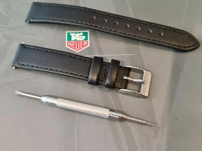 Quality leather strap to fit tag heuer lady f1 formula one watch + tool +s bars