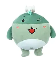 [Generic] Plush Hand Warmer Pillow, Winter Hand Muffs, Multifunctional Pet Doll, Plush Monkey, Cartoon Cold Hand Cushion with Phone Holder for Winter