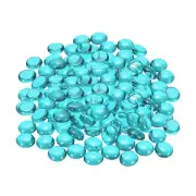 Fire Glass Beads Glass Marbles Gravel Pebbles 500g/1.1lbs Blue