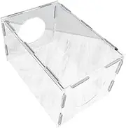 Perfk Acrylic Grinding Dust Box Dustproof Cover Versatile Clear Convenient Craft Tool Carving Polishing Box for Polishing Sanding